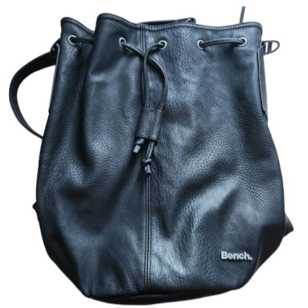 Bench Black Faux Leather sinched Bag‎